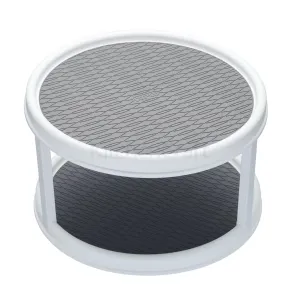 Kitchencraft Copco Double Layer White Lazy Susan Food Storage Solution 