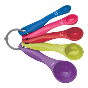 Kitchencraft Colourworks 5 Piece Measuring Spoon Set