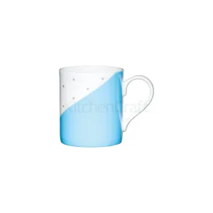 Kitchencraft China Blue Panel Mini Mugs