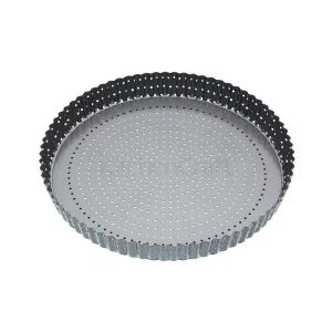 Kitchencraft Masterclass Crusty Bake Non-Stick Fluted Round Quiche Tin
