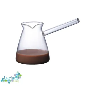 Luciano 650ml High Borosilicate Glass Coffee Warmer / Pot / Kettle in Gift Box