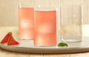 Luciano Galaxy 350ml Borosilicate Glass Cups 6pcs