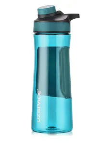 Uzspace Plastic Water Bottle E Shape D Spout 700Ml Bpa Free #9010 Cyan.