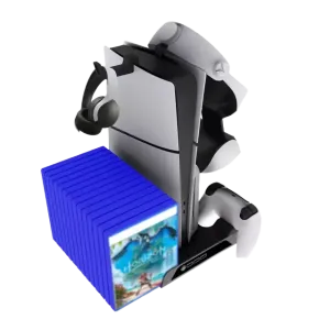 KJH (KJH-P5D-008) Playstation PS5 Slim Vertical Stand - Black