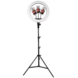 Green Lion (GNRNGLIT18) LED Ring light - 416 LED Beads - White Light - USB - Black