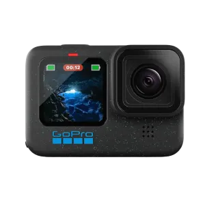 GoPro Hero 12 Black 5.3K60+4K120 Action Camera - Black