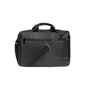 Promate (Gear-MB.Black) Bag for 15.6 Laptops with Front Storage Zipper - LightWeight - Black