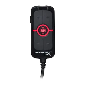 Kingston HyperX Cloud Virtual 7.1 Surround Sound USB Sound Card & Audio Control Box - Black