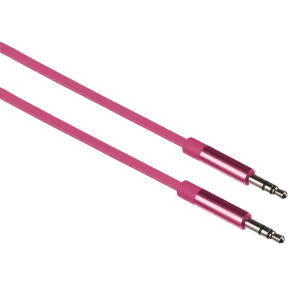 CEM (sh) Stereo Audio Cable - 3.5mm to 3.5mm AUX Jack Cable - 1m - Pink 