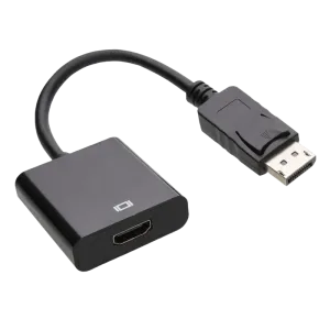 CEM DP To HDMI Cable Coupler ( M-F) - 4k Ultra HD - 1.5m - Black