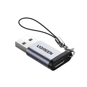 UGreen (50533) USB-3.0 to USB-C Converter (M-F) - Gray