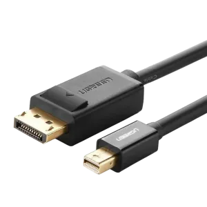 UGreen (10477) MiniDP To DP Cable (M-M) - 1.5m - Black