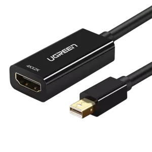 UGreen (40360) MiniDP To Hdmi Converter - 4Kx2K - 25cm  - Black