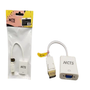 NCTS (NCTS-C/VGA) USB-C To VGA Cable Coupler - 20cm - White
