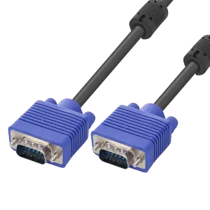 Hitec (4318) VGA To VGA (M-M) High Quality Cable - 10m - Black