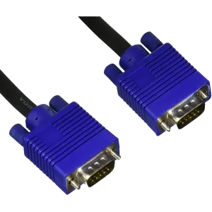 CEM VGA to VGA High Quality Cable (M-M) - 3m - Black/Purple