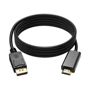CEM DP To HDMI Cable (M-M) 1.8m - 4k Ultra HD - Black