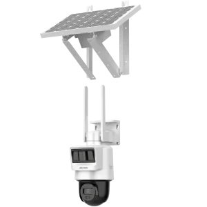 Hikvision (DS-2DE2C400IWG-K/4G/C05S10) 2.8mm 4MP Pro Solar-powered Security PT Camera - White