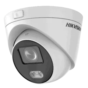 Hikvision (DS-2CD2327G3E-L) 2.8mm 2MP ColorVu Fixed Turret Network Camera - WDR - White