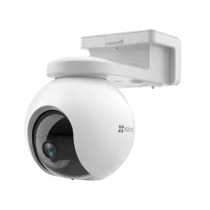 EZVIZ (CS-CB8) Battery Powered Pan and Tilt WiFi Camera - 2MP - Color Nightvision - White