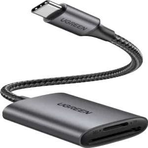 UGreen (80888) 2in1 USB-C to SD/TF Card Reader - Black