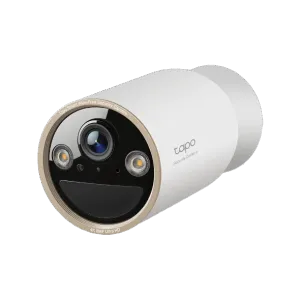 TP-Link (Tapo-C460) Battery-Powered Outdoor Security Camera - Wifi - Mic- White