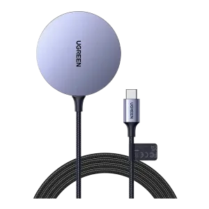 UGreen (30233) 15W Magnetic Wireless Qi Charger - Grey