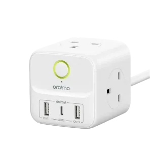 Oraimo (OSW-E342) PowerHub C 6in1 Power Expansion Cube- White