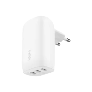 Belkin (WCC002VFWH) Boostcharge 3Port USB-C Wall Charger - 67W - White
