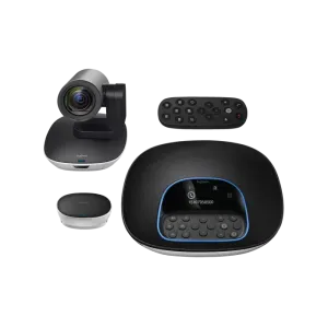 Logitech (960-001057) Conference Cam Group - Plug-and-Play - HD Video - Black