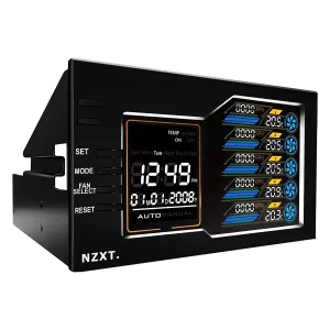 NZXT (SEN-001LX) Sentry LX High Performance Fan Controller - 2x 5.25" Bay LCD - Black