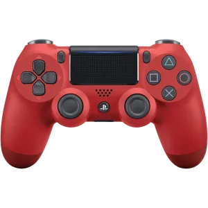 Sony (CUH-ZCT2E) Original DUALSHOCK 4 V2 Wireless Controller for PS4 - Magma Red