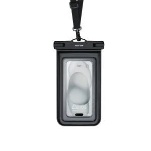 Green Lion (GNWPRFP7CLR) IPX8 Waterproof Case for 7.2" Mobile - Black