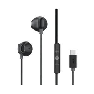 Oraimo (OEP-650) Halo Airy In-Ear Wired Earphone with Deep Bass - USB-C - Black