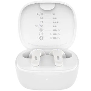 Belkin (AUC010btWH) SoundForm Motion Wireless Earbuds - White