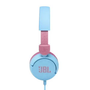 JBL JR310 Wired On-ear 32mm Headphones for Kids, 1Y - Pink on Blue
