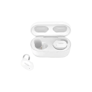 Belkin (AUC005BTWH) SoundForm Play Wireless Earbuds - White