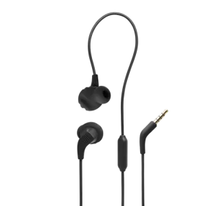 JBL Endurance Run 2 In-ear 8.2mm Earphones, Water Resistant, FlipHookTM - Black 