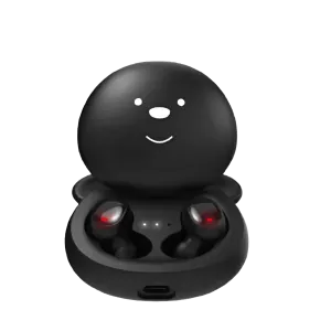Porodo (PDSTWLEP005-BK) Kids wireless earbuds with touch control and easy pairing - Black