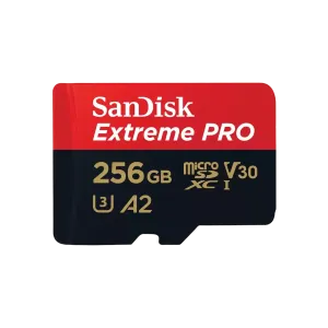 SanDisk (SDSQXCD-256G-GN6MA) 256Gb Extreme Pro microSDXC UHS-I with Adapter - Black
