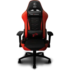 MSI (9S6-B0Y10D-006) MAG CH120 PVC Leather Gaming Chair - Black and Red