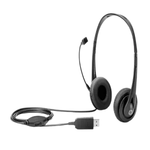 HP (T1A66AA) Headset 3.5mm 4x pole Jack With In-Line Control - Black