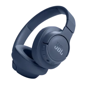 JBL Tune 720 Wireless On-Ear 40mm Headphones, Bluetooth, 1Y - Blue 