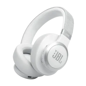JBL Tune 770NC Wireless Over-Ear Headset, ANC, Bluetooth, 1Y - White