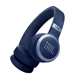 JBL Live 670nc Wireless On-Ear 40mm HeadPhones, ANC, Bluetooth, 6M - Blue