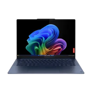 Lenovo (83ED0001US) Yoga Slim 7 14Q8X9 14.5" 3K OLED Touch,Snapdragon X Elite,16Gb 512Gb SSD - Blue