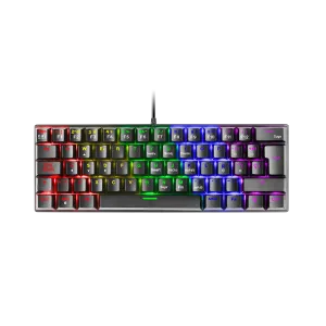 Mars (MK60RUS) MK60 Mechanical Wired Gaming Keyboard  60% - RGB - Black Switch - US Layout- Black