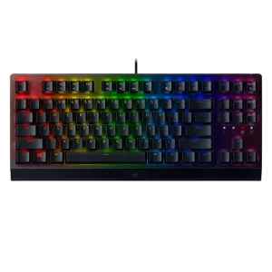 Razer (RZ03-03490100-R3M1) Blackwidow V3 Tenkeyless Wired Gaming Keyboard - Green Switches - Black