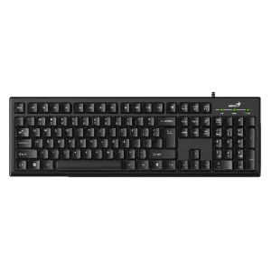 Genius (Smart KB-100) Wired Multimedia Keyboard- USB Interface - UK Layout - Black