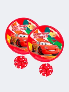 Joerex Cars Kids Beach Set Of Racket And Ball Red